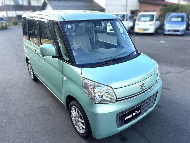 スペーシア X スマートキー プッシュスタート ベンチシート シートヒーター右 片側パワースライドドア 社外フルセグナビ ETC CD DVD USB 録音(6枚目)