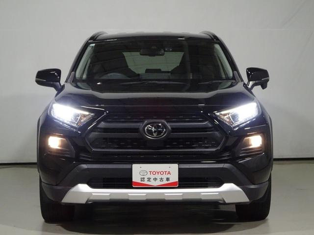 RAV4 アドベンチャー 4WD フルセグ メモリーナビ DVD再生 バックカメラ 衝突被害軽減システム ETC ドラレコ LEDヘッドランプ ワンオーナー 記録簿(4枚目)