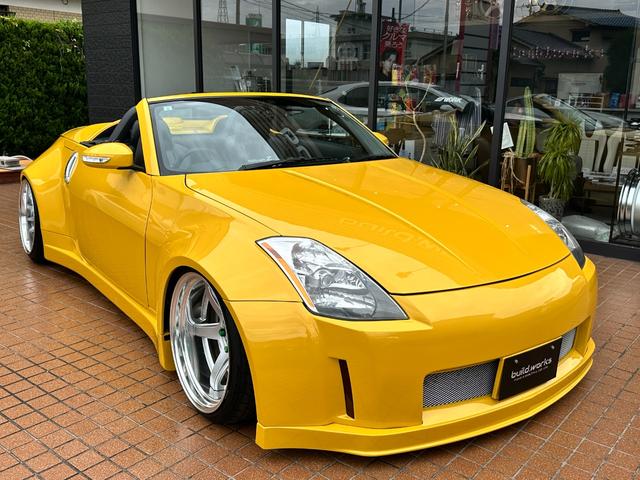 フェアレディＺ ロードスターバージョンＴ　ワイドボディ　コンバーチブル　ＷＯＲＫ　ＥＭＯＴＩＯＮ　Ｔ５Ｒ　２Ｐ　１９インチ　新品車高調　社外マフラー　Ａｎｄｒｏｉｄディスプレイオーディオ　ワークスベルクイックリリース　インナーヴュードラレコ（3枚目）