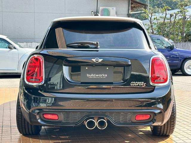 MINI クーパーS BBSRI-A18インチ KW車高調 レムスマフラー ユニオンジャックテールランプ サイドウィンカー シートカバー セルスターレーダー ドラレコ ツートンルーフミラー 車検2年付(11枚目)
