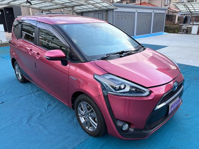 シエンタ ハイブリッドG フルセグナビ bluetooth ETC バックカメラ 両側パワースライドドア LEDヘッドライト ドライブレコーダー オートライト 車線免脱警報(6枚目)