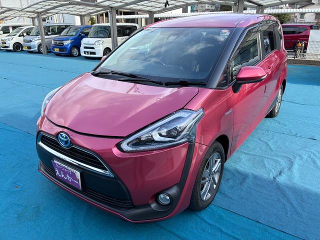 シエンタ ハイブリッドG フルセグナビ bluetooth ETC バックカメラ 両側パワースライドドア LEDヘッドライト ドライブレコーダー オートライト 車線免脱警報(7枚目)