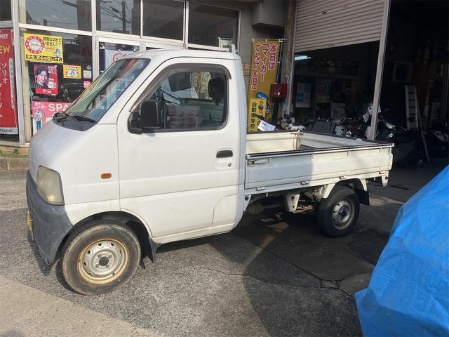 キャリイトラック ベースグレード 5速マニュアル 4WD エアコン パワステ無し 車検付き 自社下取り車 最大積載量350Kg(5枚目)