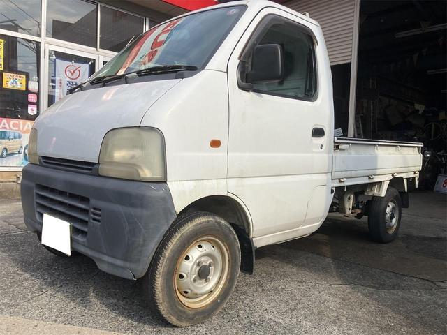 キャリイトラック ベースグレード 5速マニュアル 4WD エアコン パワステ無し 車検付き 自社下取り車 最大積載量350Kg(7枚目)