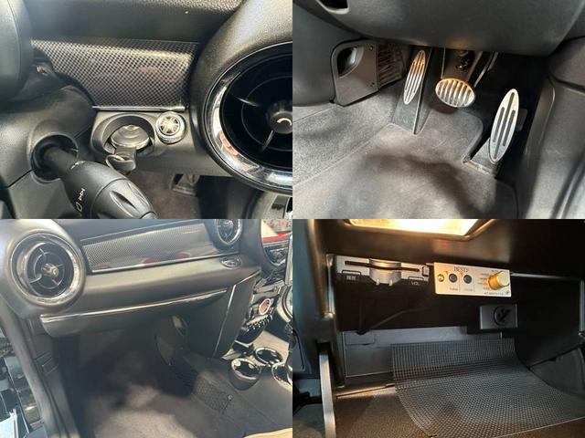 MINI クーパーS クーペ 可動式リアウィング ブラックアイキセノンライト 純正16インチブラックAW パドルシフト プッシュエンジンスタート CABANAシートカバー ETC 前後フォグ スペアキー 取説 点検記録簿 禁煙車(64枚目)