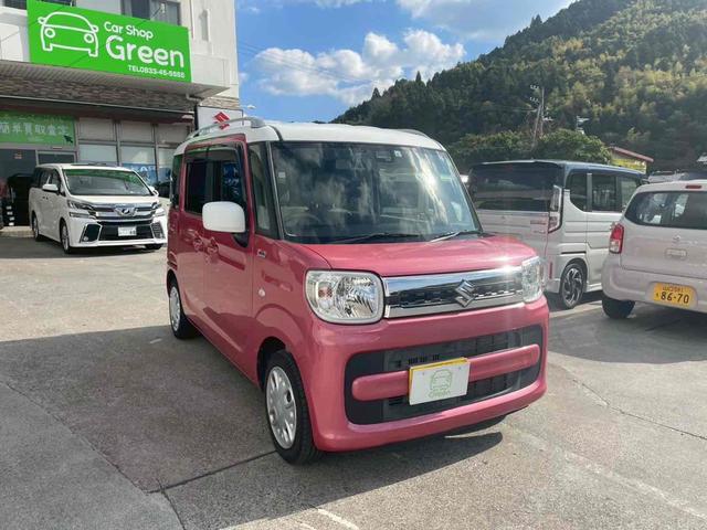 スペーシア ハイブリッドＸ　ドライブレコーダー　バックカメラ　両側電動スライドドア　ＴＶ　クリアランスソナー　レーンアシスト　衝突被害軽減システム　オートライト　スマートキー　アイドリングストップ　電動格納ミラー　シートヒーター（13枚目）