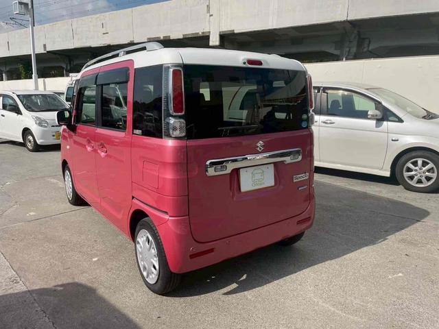 スペーシア ハイブリッドＸ　ドライブレコーダー　バックカメラ　両側電動スライドドア　ＴＶ　クリアランスソナー　レーンアシスト　衝突被害軽減システム　オートライト　スマートキー　アイドリングストップ　電動格納ミラー　シートヒーター（17枚目）