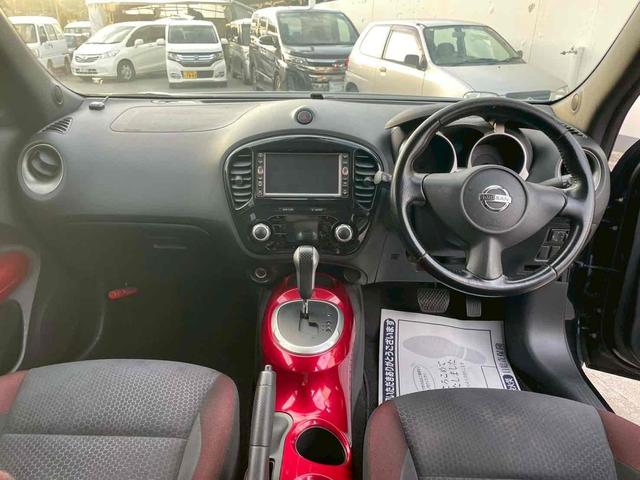 ジューク 16GT バックカメラ TV オートライト アルミホイール スマートキー 電動格納ミラー CVT 衝突安全ボディ CD DVD再生 ミュージックプレイヤー接続可 Bluetooth ABS ESC エアコン(2枚目)