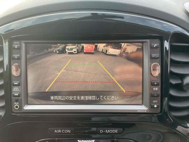 ジューク 16GT バックカメラ TV オートライト アルミホイール スマートキー 電動格納ミラー CVT 衝突安全ボディ CD DVD再生 ミュージックプレイヤー接続可 Bluetooth ABS ESC エアコン(3枚目)
