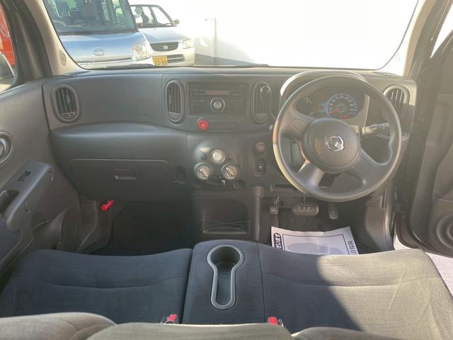 キューブ 15X Mセレクション エアコン パワーウィンドウ 衝突安全ボディ 盗難防止システム スマートキー ベンチシート 寒冷地仕様 ABS CDプレイヤー AUX端子(11枚目)