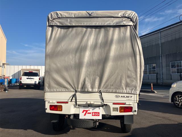 ハイゼットトラック 4WD 幌付き AT ドライブレコーダー エアコン 運転席エアバッグ 助手席エアバッグ(10枚目)