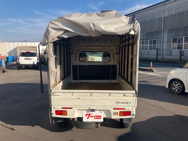 ハイゼットトラック 4WD 幌付き AT ドライブレコーダー エアコン 運転席エアバッグ 助手席エアバッグ(13枚目)