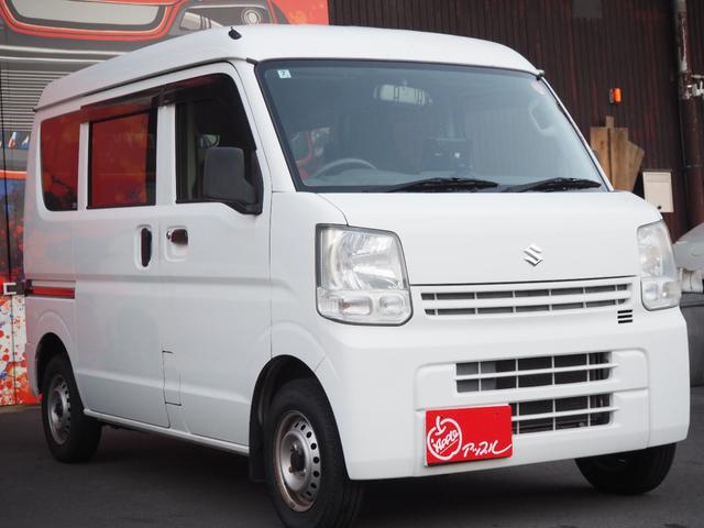 エブリイ ＰＣ　パワーステアリング　パワーウィンドウ　エアバック　エアコン　純正オーディオ　キーレスキー　純正スチールホイール　ハロゲンヘッドライト　ハイルーフ（2枚目）