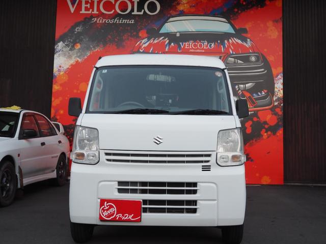 エブリイ ＰＣ　パワーステアリング　パワーウィンドウ　エアバック　エアコン　純正オーディオ　キーレスキー　純正スチールホイール　ハロゲンヘッドライト　ハイルーフ（16枚目）