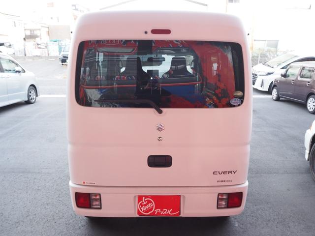 エブリイ ＰＣ　パワーステアリング　パワーウィンドウ　エアバック　エアコン　純正オーディオ　キーレスキー　純正スチールホイール　ハロゲンヘッドライト　ハイルーフ（29枚目）
