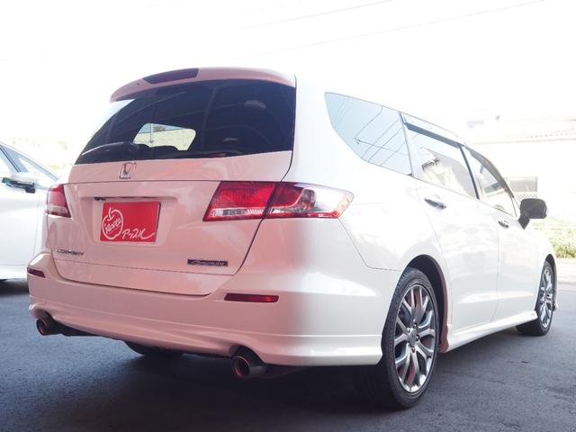 オデッセイ アブソルート 純正ナビ バックカメラ ハーフレザーシート HIDヘッドライト 純正18インチアルミホイール ETC キーレスキー オートエアコン 純正エアロ ステアリングスイッチ パドルシフト クルーズコントロール(3枚目)