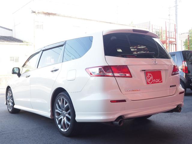 オデッセイ アブソルート 純正ナビ バックカメラ ハーフレザーシート HIDヘッドライト 純正18インチアルミホイール ETC キーレスキー オートエアコン 純正エアロ ステアリングスイッチ パドルシフト クルーズコントロール(4枚目)