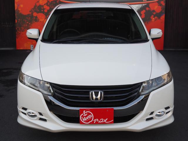 オデッセイ アブソルート 純正ナビ バックカメラ ハーフレザーシート HIDヘッドライト 純正18インチアルミホイール ETC キーレスキー オートエアコン 純正エアロ ステアリングスイッチ パドルシフト クルーズコントロール(13枚目)