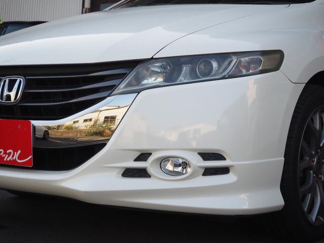 オデッセイ アブソルート 純正ナビ バックカメラ ハーフレザーシート HIDヘッドライト 純正18インチアルミホイール ETC キーレスキー オートエアコン 純正エアロ ステアリングスイッチ パドルシフト クルーズコントロール(15枚目)