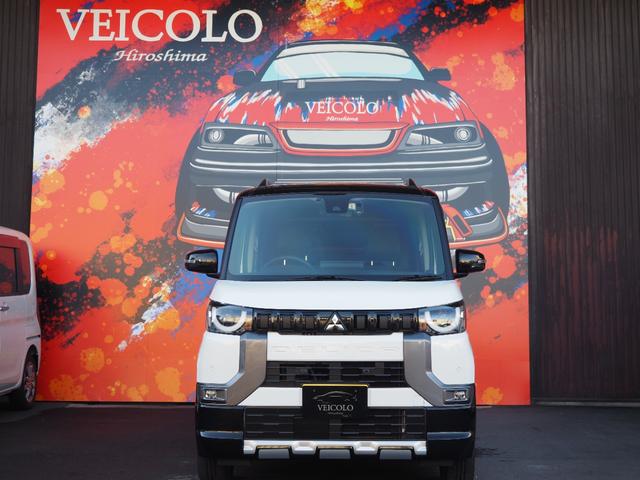 デリカミニ Ｔ　プレミアム　純正ナビ　３６０°カメラ　フルセグ　両側電動スライドドア　ハーフレザーシート　レーダークルーズ　パドルシフト　シートヒーター　ＬＥＤヘッドライト　ＥＴＣ　プッシュスタート　ワンオーナー（2枚目）