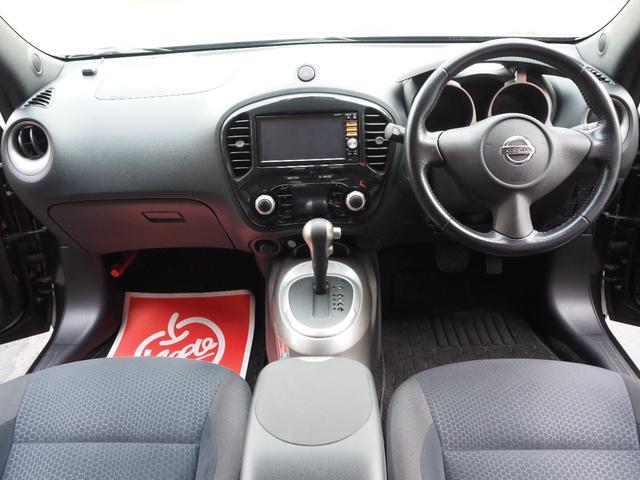 ジューク １５ＲＸ　アーバンセレクション　ナビ　ワンセグ　バックカメラ　ＨＩＤヘッドライト　純正１７インチアルミホイール　プッシュスタート　オートライト　ＥＴＣ　電動格納ミラー　オートライト　オートエアコン（6枚目）