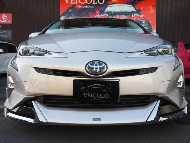 プリウス Aツーリングセレクション 純正ナビ フルセグ バックカメラ モデリスタエアロ 合皮レザーシート LEDヘッドライト ヘッドアップディスプレイ 純正アルミホイール プッシュスタート ブレーキサポート(15枚目)