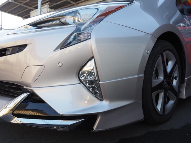 プリウス Aツーリングセレクション 純正ナビ フルセグ バックカメラ モデリスタエアロ 合皮レザーシート LEDヘッドライト ヘッドアップディスプレイ 純正アルミホイール プッシュスタート ブレーキサポート(18枚目)