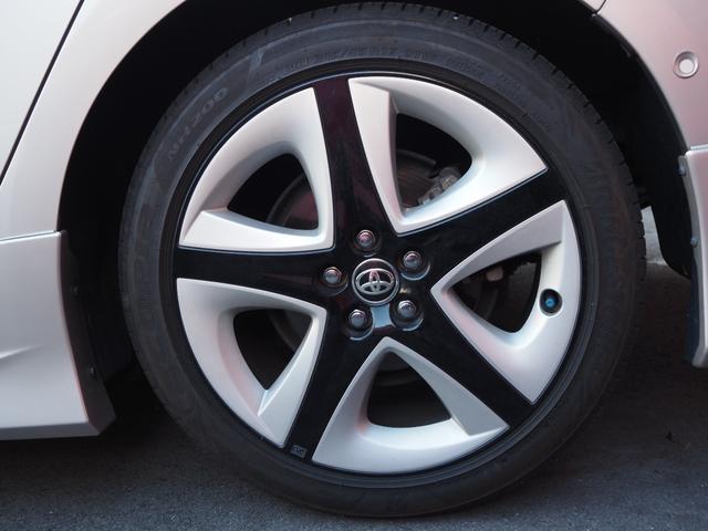 プリウス Aツーリングセレクション 純正ナビ フルセグ バックカメラ モデリスタエアロ 合皮レザーシート LEDヘッドライト ヘッドアップディスプレイ 純正アルミホイール プッシュスタート ブレーキサポート(26枚目)