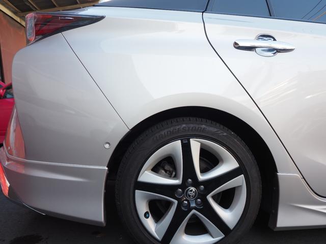 プリウス Aツーリングセレクション 純正ナビ フルセグ バックカメラ モデリスタエアロ 合皮レザーシート LEDヘッドライト ヘッドアップディスプレイ 純正アルミホイール プッシュスタート ブレーキサポート(31枚目)