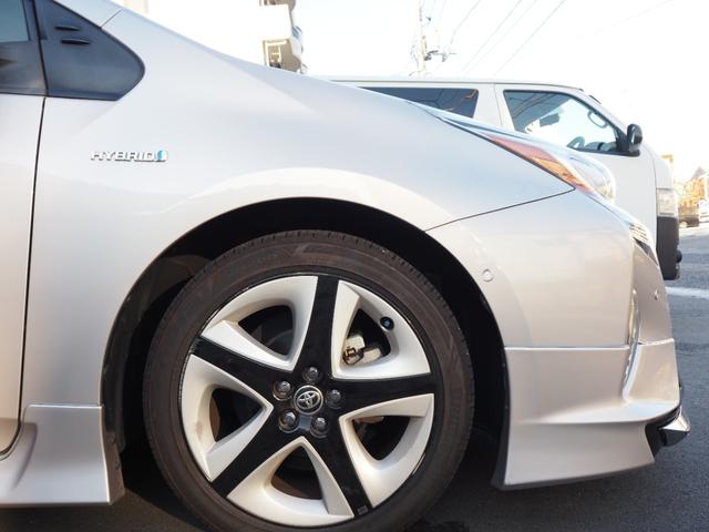 プリウス Aツーリングセレクション 純正ナビ フルセグ バックカメラ モデリスタエアロ 合皮レザーシート LEDヘッドライト ヘッドアップディスプレイ 純正アルミホイール プッシュスタート ブレーキサポート(36枚目)