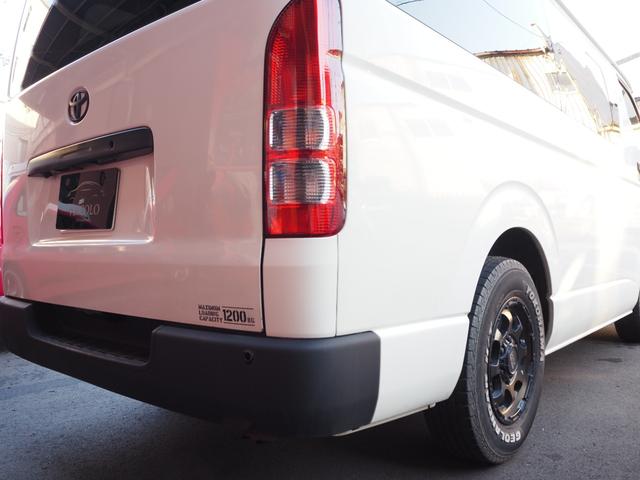 ハイエースバン ロングDX 純正ナビ ワンセグ バックカメラ レザー調シートカバー LEDヘッドライト 社外15インチアルミホイール ホワイトレター ETC キーレスキー 9人乗り(32枚目)