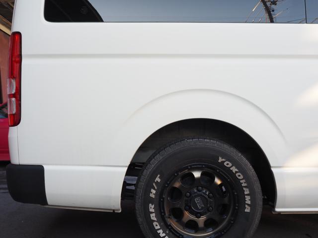 ハイエースバン ロングDX 純正ナビ ワンセグ バックカメラ レザー調シートカバー LEDヘッドライト 社外15インチアルミホイール ホワイトレター ETC キーレスキー 9人乗り(33枚目)