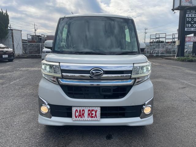 タント カスタムＲＳ　ＳＡ　黒革調シートカバー　禁煙車　両側電動スライドドア　フルセグナビ　バックカメラ　Ｂｌｕｅｔｏｏｔｈ接続　ドライブレコーダー　衝突軽減ブレーキ　ＬＥＤヘッドライト　プッシュスタート　スマートキー　ＥＴＣ（2枚目）