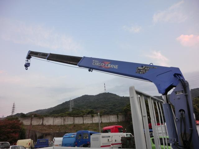 3.15t積載 タダノ3段クレーン付 タダノ2.93t吊 半径7.5m H17年式 走行24万キロ 荷台内寸約 長さ504cm幅212cm深さ41cm 荷台鉄板張り(10枚目)