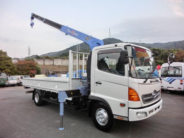 3.15t積載 タダノ3段クレーン付 タダノ2.93t吊 半径7.5m H17年式 走行24万キロ 荷台内寸約 長さ504cm幅212cm深さ41cm 荷台鉄板張り(16枚目)