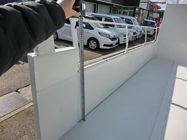 3t積載 ダンプ 全低床 極東開発 強化三方開 H26年式 走行9万キロ ターボ付 荷箱内寸約 長さ305cm幅159cm深さ37cm(45枚目)