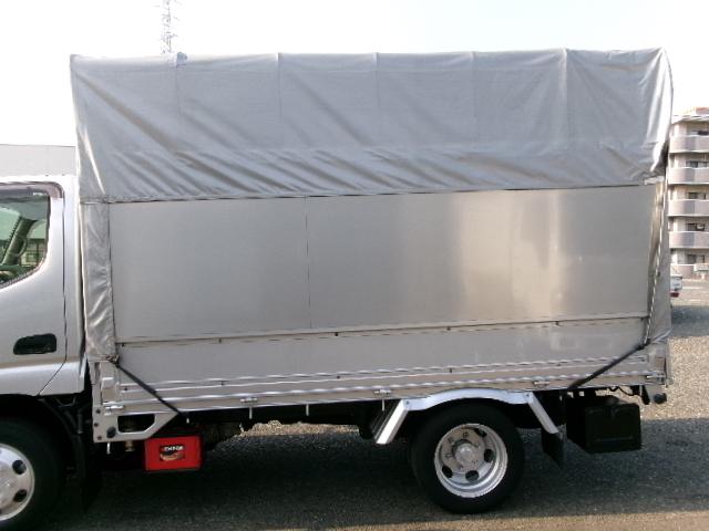 トヨエース 加工パネルバン 上リア幌付 H26年式 平ボディ 低床 左右パネル付きバン加工 要構造変更(34枚目)