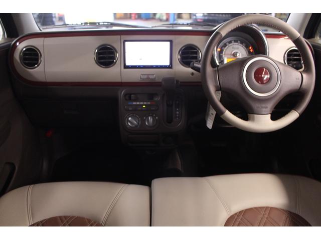 アルトラパンショコラ G 社外ナビ ワンセグTV USB Bカメラ ショコラ専用シート HID オートライト スマートキー ドアバイザー(3枚目)