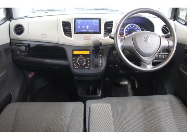 ワゴンＲ ＦＸ　社外ナビ　ワンセグＴＶ　ＵＳＢ　ＤＶＤ　ＥＴＣ　シートヒーター　キーレス　オートエアコン　プライバシーガラス　ドアバイザー（3枚目）