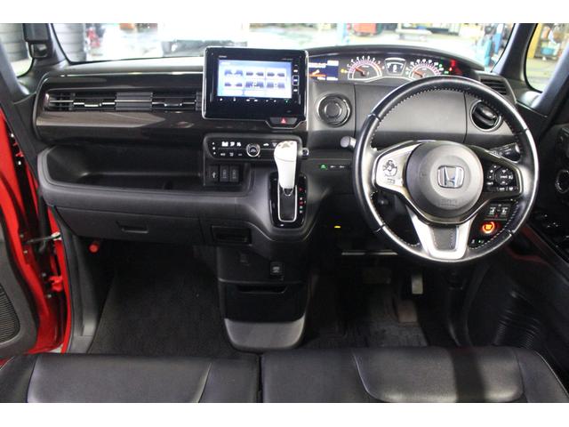 Ｎ－ＢＯＸカスタム Ｇ・Ｌターボホンダセンシング　純正ナビ　ＢＴ接続　フルセグＴＶＤＶＤ　Ｂカメラ　ＥＴＣ　両側パワースライドドア　衝突軽減ブレーキ　レーンキープ　ＬＥＤヘッドライト　ドライブレコーダー　純正アルミ　黒ルーフ　パドルシフト　クルコン（3枚目）