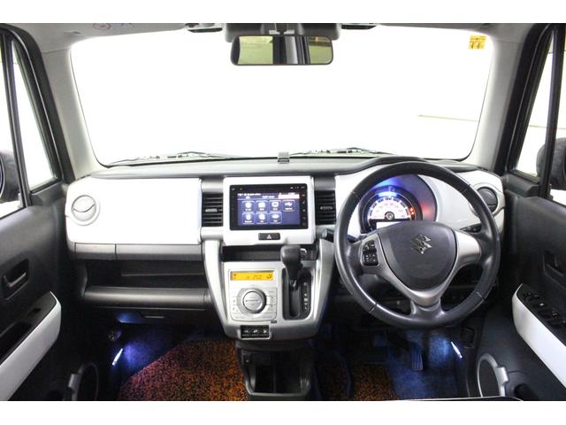 ハスラー Ｘ　４ＷＤ　純正ナビ　ＢＴ接続ＤＶＤＵＳＢ　ＥＴＣ　全方位モニター　衝突軽減ブレーキ　レーンキープ　ＨＩＤヘッドライト　シートヒーター　オートライト　スマートキー　アイドリングストップ（3枚目）