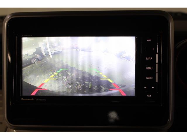 スペーシア ハイブリッドＸ　ツートーンカラー　社外ナビ　フルセグＴＶ　ＢＴ　ＤＶＤ　Ｂカメラ　ＥＴＣ　衝突軽減　両パワースライドドア　シートヒーター　スマートキー　オートエアコン　オートライト　ドアバイザー（5枚目）