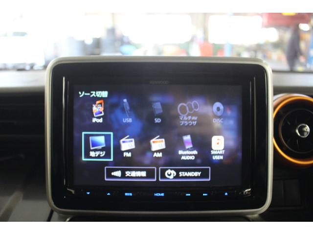 スペーシアギア ハイブリッドＸＺ　純正８インチナビ　ＢＴ接続　フルセグＴＶＤＶＤ　Ｂカメラ　ＥＴＣ　両側パワースライドドア　両側シートヒーター　衝突軽減ブレーキ　レーンキープ　ソナー　ＬＥＤヘッドライト＆フォグ　シートヒーター　フォグ（4枚目）