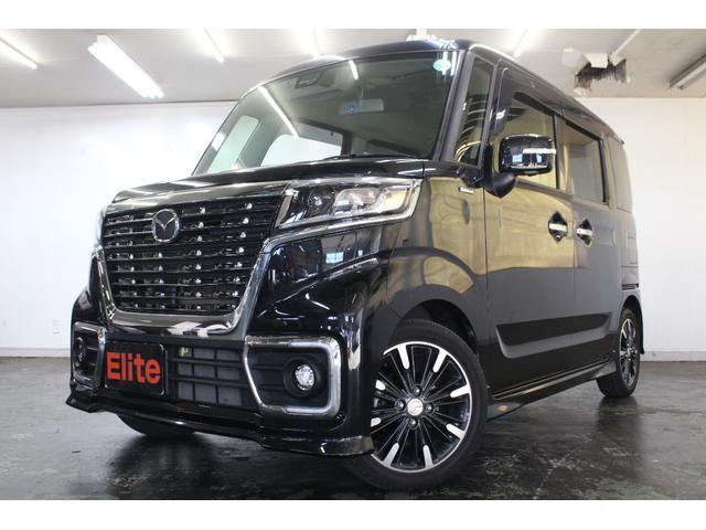 フレアワゴンカスタムスタイル ハイブリッドXT フルセグナビ BT接続 フルセグTV 全方位モニター 両側パワースライドドア 衝突軽減ブレーキ レーンキープ ソナー シートヒーター LEDヘッドライト&フォグ クルコン ステリモ フォグランプ(29枚目)