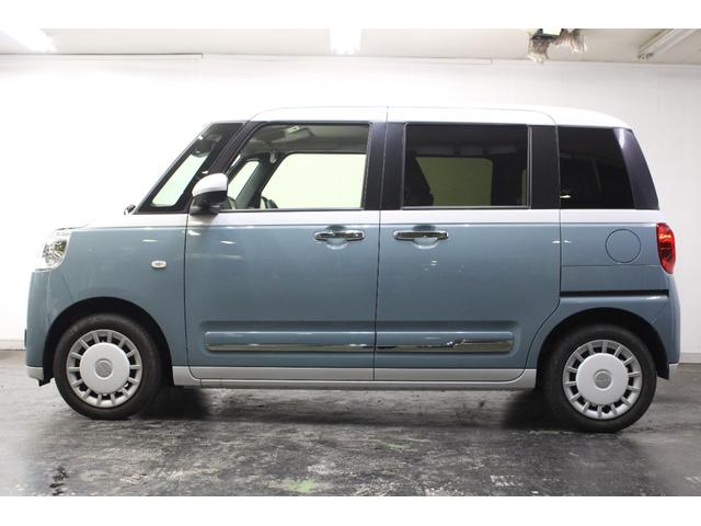 ムーヴキャンバス ストライプスG フルセグナビ BT接続フルセグTVUSB 全方位モニター ETC ドラレコ 両側パワースライドドア 衝突軽減ブレーキ レーンキープ ソナー LEDヘッド&フォグ 両側シートヒーター スマートキー(23枚目)