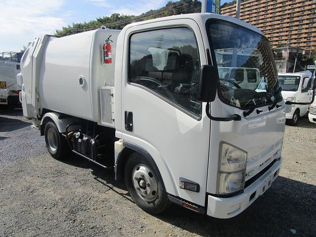 エルフトラック パッカー車 極東開発 回転式4.3m3 外装塗装済(4枚目)