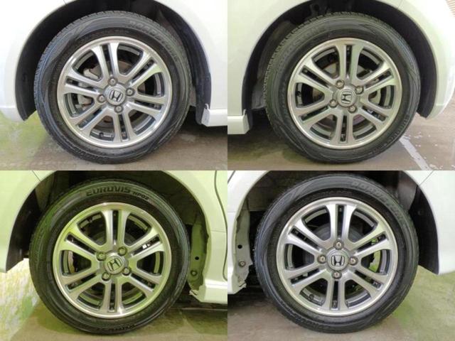 N-BOXカスタム ターボ 新品タイヤ/保証書/純正 9インチ SDナビ/ホンダセンシング/両側電動スライドドア/シートヒーター/マルチビューカメラシステム/車線逸脱防止支援システム/シート ハーフレザー 衝突被害軽減システム(49枚目)