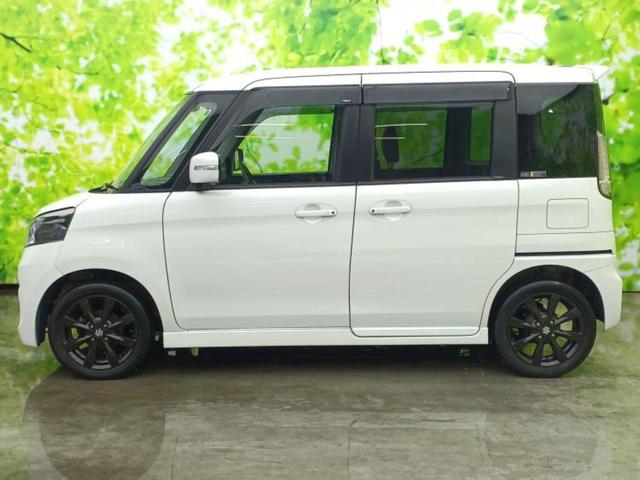 スペーシアカスタム XSリミテッド 新品タイヤ/社外 SDナビ/レーダーブレーキサポート(スズキ)/両側電動スライドドア/シートヒーター 前席/シート ハーフレザー/ヘッドランプ HID/Bluetooth接続/ETC DVD再生(2枚目)