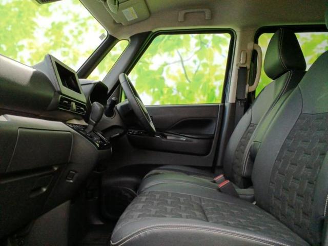 デリカミニ Ｇ　イーアシスト（ミツビシ）／電動スライドドア／シートヒーター　前席／車線逸脱防止支援システム／シート　ハーフレザー／ヘッドランプ　ＬＥＤ／ＥＢＤ付ＡＢＳ／横滑り防止装置／アイドリングストップ／禁煙車（6枚目）
