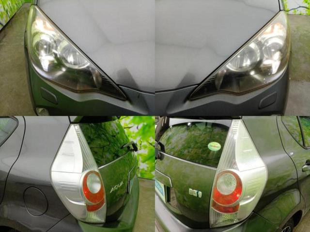 アクア Ｇ　保証書／社外　ＳＤナビ／ＥＴＣ／ＥＢＤ付ＡＢＳ／横滑り防止装置／アイドリングストップ／ワンセグＴＶ／エアバッグ　運転席／エアバッグ　助手席／アルミホイール　社外　１５インチ／パワーウインドウ（51枚目）